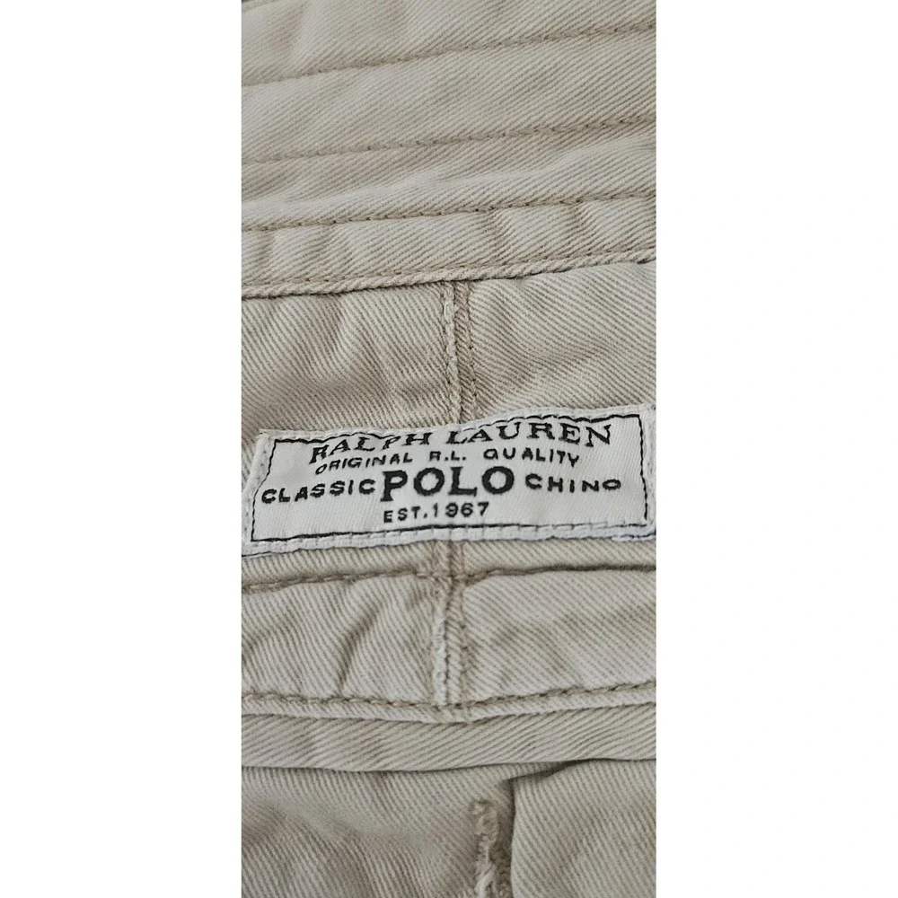 Polo Ralph Lauren Gellar fatigue shorts COTTON‎ Khaki Tan 33